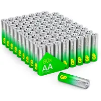 GP Blister 03015as80 Aa-alkalibatterien 80 Einheiten