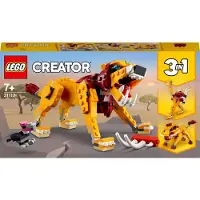 LEGO 31112 Creator 3-in-1 Wilder Löwe Set mit Vogel, Strauß und Warzenschwein