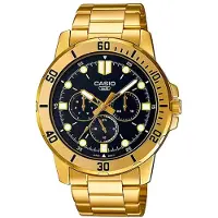 Casio COLLECTION & VINTAGE Armbanduhr COLLECTION DIVER MULTIFUCTION - BLACK MTP-VD300G-1EUDF