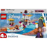 LEGO 41165 Disney Princess Frozen Die Eiskönigin 2 Annas Kanufahrt, Bauset mit Minipuppen Anna & Olaf und Hasenfigur, einfach zu bauendes Set mit Grundplatte für Vorschulkinder im Alter von 4-7 Jahren