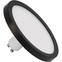 LIGHTME LED-Lampe GU10 7W CCT 2.700/4.000K Ø11cm schwarz