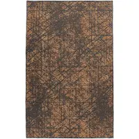 Kayoom Teppich "Kalea 225" rechteckig 8 mm Höhe Flachgewebeteppich mit Relief-Design, Used-Look, moderne Farben