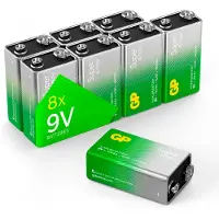 GP Batteries Super Alkaline 16.50.2181, Einwegbatterie, 9V, Alkali, 9 V, 8 Stück(e)