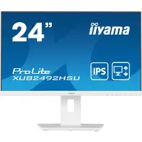 Iiyama ProLite XUB2492HSU-W5, 61 cm (24"), 1920 x 1080 Pixel, Full HD, LED, 4 ms, Weiß