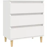 vidaXL Sideboard Weiß 60x35x70 cm Holzwerkstoff