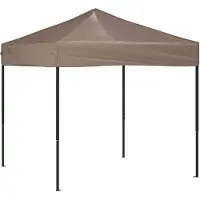 vidaXL Partyzelt Faltbar Taupe 2x2 m
