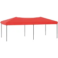 vidaXL Partyzelt Faltbar Rot 3x6 m