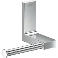 Hansgrohe AXOR UNIVERSAL Rectangular Toilettenpapierhalter, Metall, einzeln, 42656000, Farbe: Chrom