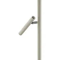HELL LED-Stehleuchte Streak, 2-fl. mit Dimmer, sand