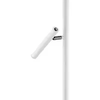 HELL LED-Stehleuchte Streak, 2-fl. mit Dimmer, weiß