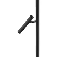 HELL LED-Stehleuchte Streak, 2-fl. mit Dimmer, schwarz