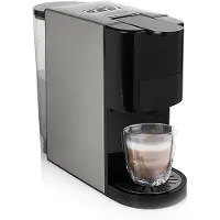 Princess 249451 Multi-Kapsel-Kaffeemaschine – 5-in-1 – Geeignet für Nespresso- und Dolce Gusto-Kapseln – Schwarz/Silber
