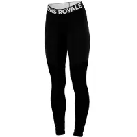 Mons Royale Cascade Merino Base Layer Legging, Skiunterhose, Damen, schwarz