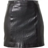 Freaky nation Lederrock "Twiggy Love-FN", Damen, Gr. XL(42), schwarz, Oberstoff: 100% Leder; Futter: 100% Polyester, Röcke Lederrock