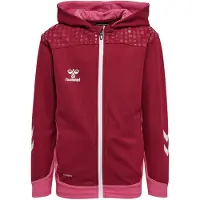 Hummel Kinder Kapuzenjacke Lead Zip Poly Hoodie 207412-3584 176 - Biking Red - 176
