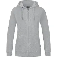 Jako Damen Kapuzenjacke Organic C6820-520 34 - Hellgrau Meliert - 34
