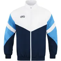 Jako Unisex Freizeitjacke Retro, Farbe:marine/weiß/skyblue, Größe:3XL