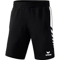 Erima Kinder Shorts Six Wings Worker 1152218 128 - Schwarz/Weiß - 128