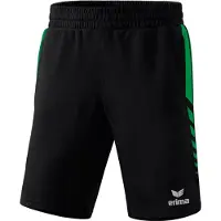 Erima Kinder Shorts Six Wings Worker 1152213 164 - Schwarz/Smaragd - 164