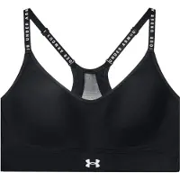 Under Armour Women's UA Infinity Low Covered Sports Bra black white (001) M