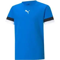 Puma Unisex Kinder Teamrise Jersey Jr Shirt, Electric Blue Lemonade-Black-p