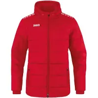 Jako Herren Coachjacke Team mit Kapuze 7103-100 XXXXL - Rot - XXXXL