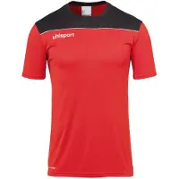 Uhlsport Offense 23 T-Shirt Herren - Rot / Schwarz / Weiß