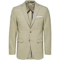 SELECTED MEN Herren Sakkos Slhslim-oasis Linen Blz Noos - Zand - Größe 52