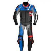 Spidi DP-Progressive Touring 2-teilig Schwarz Rot Blau Größe 52