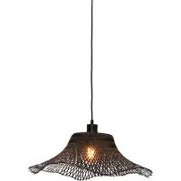 Good&Mojo Ibiza Hängelampe Ø 50 cm schwarz