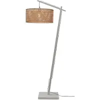 Good&Mojo Stehlampe Java L 50x22 Weiß Natur