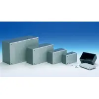 TEKO Gehäuse Modell 'Deckel' - grau - 215 x 130 x 82,9mm