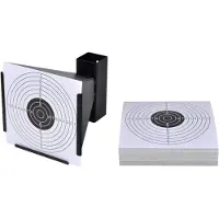 vidaXL Kugelfang 14 cm + 100 Zielscheiben aus Papier Trichter