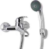 vidaXL Bad Dusche Mischbatterie Set Chrom