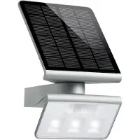 Steinel ST 671013, Wandbeleuchtung für den Außenbereich, Silber, Kunststoff, IP44, Eingang, Garage, Garten, Patio, III