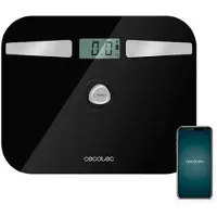 Cecotec Badezimmerwaage mit App Surface Precision EcoPower 10200 Smart Healthy Black