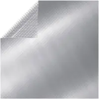 vidaXL Poolabdeckung Silbern 450x220 cm PE