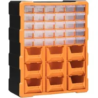 vidaXL Multi-Schubladen-Organizer mit 39 Schubladen 38x16x47 cm
