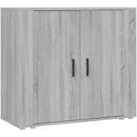 vidaXL Sideboard Grau Sonoma 80x33x70 cm Holzwerkstoff