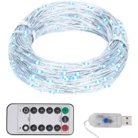 vidaXL LED-Lichterkette mit 300 LEDs Kaltweiß 30 m