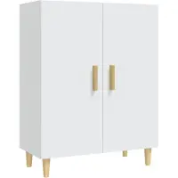 vidaXL Sideboard Weiß 70x34x90 cm Holzwerkstoff