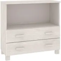 vidaXL Sideboard HAMAR Weiß 85x35x80 cm Massivholz Kiefer