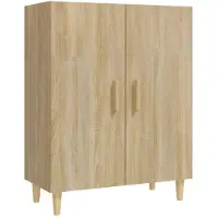 vidaXL Sideboard Sonoma-Eiche 70x34x90 cm Holzwerkstoff