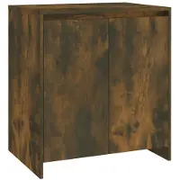 vidaXL Sideboard Räuchereiche 70x41x75 cm Holzwerkstoff