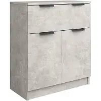 vidaXL Sideboard Betongrau 60x30x70 cm Holzwerkstoff