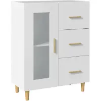 vidaXL Sideboard Weiß 69,5x34x90 cm Holzwerkstoff
