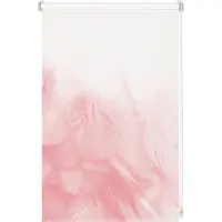 Gardinia EASYFIX Rollo Digiprint Federboa 110 x 150 cm Farbe: weiß/Nachbildung