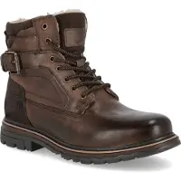 Dockers Herren Winterstiefeletten/ Winter Boots Dunkelbraun Glattleder Größe: 42