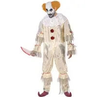 Atosa Makabres Clown-herrenkostüm