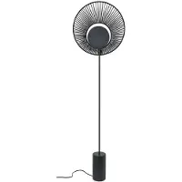 Forestier Oyster Stehleuchte Black - , Oyster, Schwarz, für Wohnzimmer, Metall, Design